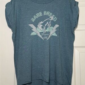 Rare Breed Graphic Women's Top - Blue